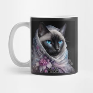 Modest Burmese Cat Mug